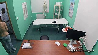 hey doc sneaks cam while pounding that redhead nurse hard