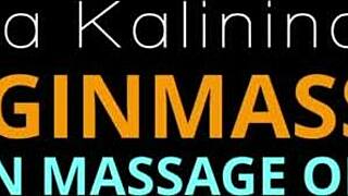 russian babe nastya gets her first relaxing massage ever