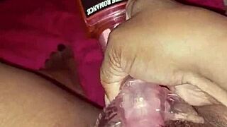 mmm playing with this juicy milf pussy toy deep caribbean style feels so damn good