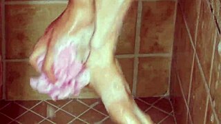 i couldn't resist watching that gorgeous blonde shower so teasingly