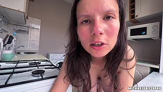 Stepmom submits wildly to stepson's monster cock pounding!