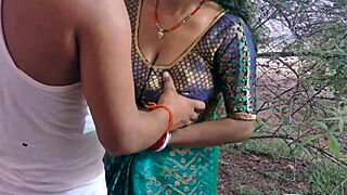 desi santhali bhabhi fucked hard outdoors by muscular stud