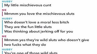 im so horny sexting while cuckolding my pathetic old husband on snapchat...