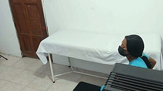 slutty latina and ebony nurses seduce patient into steamy hospital fuck session