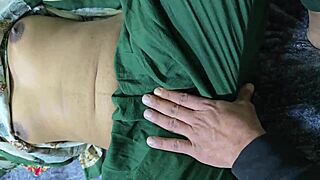 Desi Stepmom's Big Ass Twerks Seductively Right in Front of Horny StepSon's Gaze