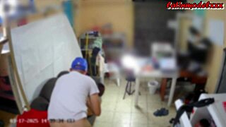 Backstage hot latina model in lingerie gets fucked hard during photoshoot with buttplug hd quickie