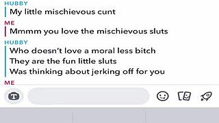 im so horny sexting while cuckolding my pathetic old husband on snapchat...
