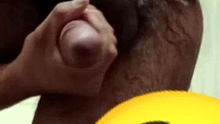 i shove my dildo deep till i cum shaking