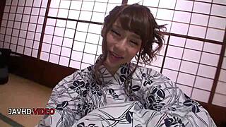 wanna see this japanese milf's beautiful ass filled with hot creampie passion?