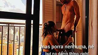 boss called for cabinet fix but craved balcony ass pounding creampie from muscular stud!