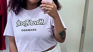watching this curvy latina's big thick ass burp and fart in leggings turns me on