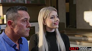 Hubby watches therapist pound big ass blonde milf in hardcore anal threesome?