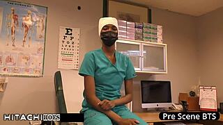 Jewel the night shift nurse grabs her dildo for a solo orgasm fix