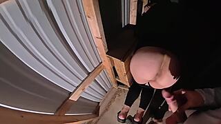 wife sneaks park sex then takes rough doggystyle pounding from stranger