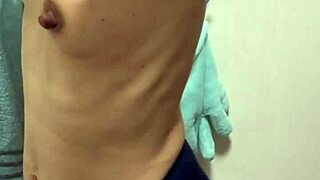 licked my nipples erect after bath?