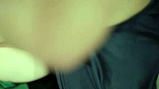 Her smooth body and tight pussy in miniskirt no panties—indo creampie tease?