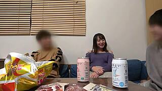 Cute Japanese Girl's Natural Tits Bounce on Ex-Boyfriend's Cock in Creampie Frenzy