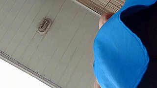 phone records stepmom cleaning sidewalk publicly in see-through maid outfit