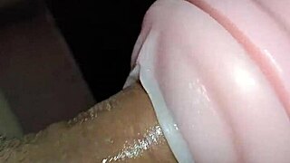 Kissy sucks cock then gets pussy creampied after desk quickie