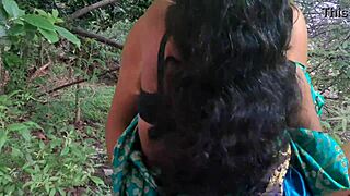 desi santhali bhabhi fucked hard outdoors by muscular stud