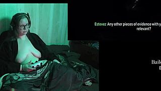 alan wake 2 playthrough continues with naked brunette bbw part 11