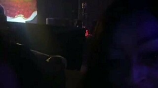 Carmen Hayes Exposes Massive Boobs in Strip Club