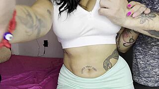 imagine tasting her wet latina pussy after loving up my brazilian fitness girlfriend all sloppy and curvy