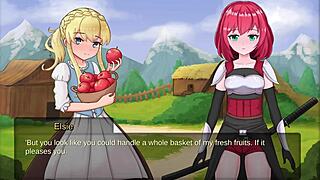 elise explores realms of bondage in slave lord gameplay 7 with her pretty apples