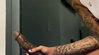 Kashofficials Cleans and Rides Massive BBC Torso Toy Hard!