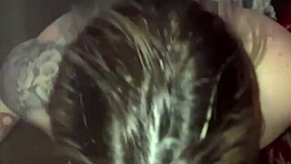 Big Squirt Blast! Nasty Cum Guzzling Blowjob from Fat Slut I Fill Twice!