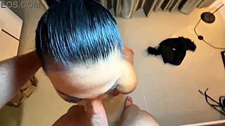 unfaithful wife sneaks staff dick suck and full position fuck mouth cum