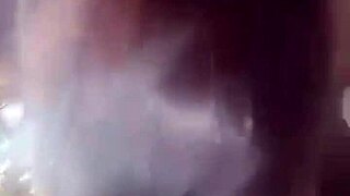 Chubby cheating BBW wife bends over for stranger's doggystyle pounding while cuck watches