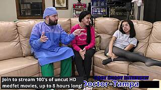oh god dr tampa my neighbor's doing my first gyno exam alix avery moans from anal fingering in latex gloves