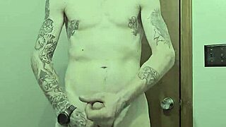 skinny babe strips rips clothes for monster cock in bathroom