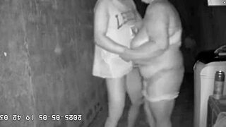 hey check out this hidden cam of stepmom fucking stepson in alley
