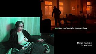 alan wake 2 playthrough continues with naked brunette bbw part 11