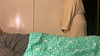 hey stepmom's eatin my cock at night... stepdad don't know shh??