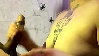 halloween trick turns into blowjob fest with busty turkish slut part one