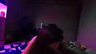 Sexy redhead latina wife dances then sucks my cock deep with juicy ass shaking