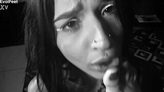 raven's feet own me completely in this fetish pov worship