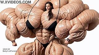 whoa natasha's gettin HUGE muscles from pump factory growth 💪🔥💥