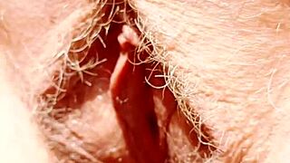Maturemom's Hairy Cunt Gapes Wide Legs Spread Beaver Flash