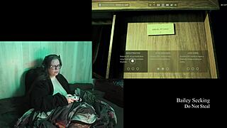 alan wake 2 playthrough continues with naked brunette bbw part 11