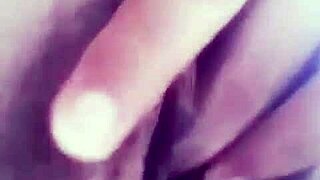 Aurora Estelar flashes her curvy mexican tits and big pussy for Hunter 666