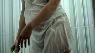big ass indian teen creampied hard in bathroom shower 🚿💦🍑