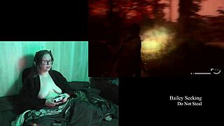 alan wake 2 playthrough continues with naked brunette bbw part 11