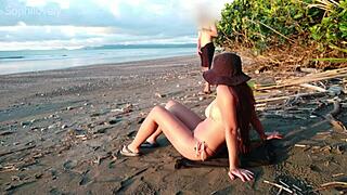 a stranger fucks my perfect ass on the beach real homemade outdoor