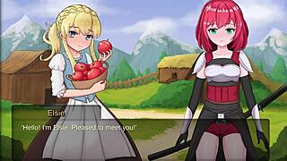 elise explores realms of bondage in slave lord gameplay 7 with her pretty apples