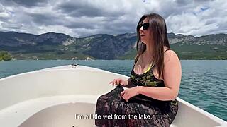 a handsome black guy destroys my tight pussy on boat with monster cock luna doll