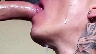 Face-Fucked Submissive Slut Vilja Chokes on Deepthroat Spit and Domination